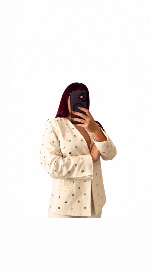 Luxe Dot Blazer